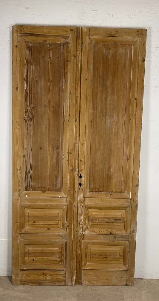 Antique French panel doors with Carvings (100 x 49.5) P55