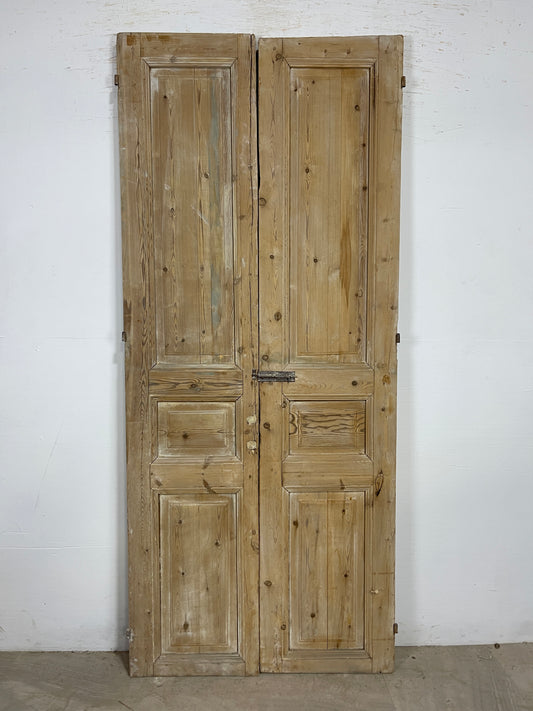 Antique French panel Doors (89x38.5) O220