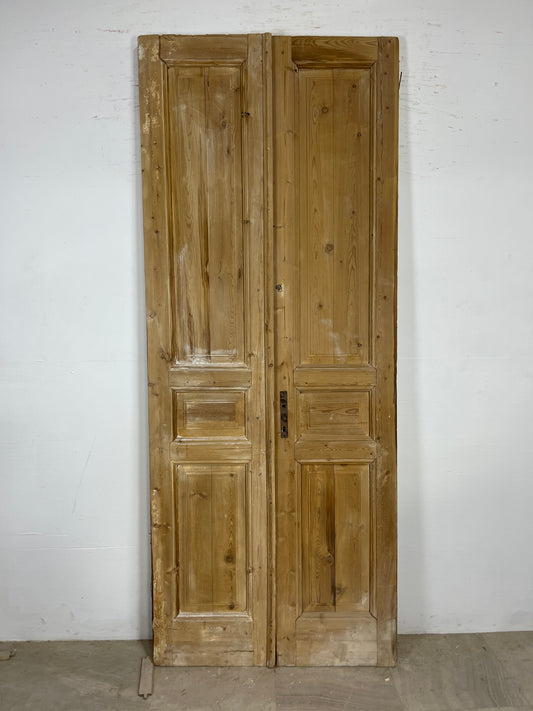Antique French panel Doors  (96 x 38.25) O133