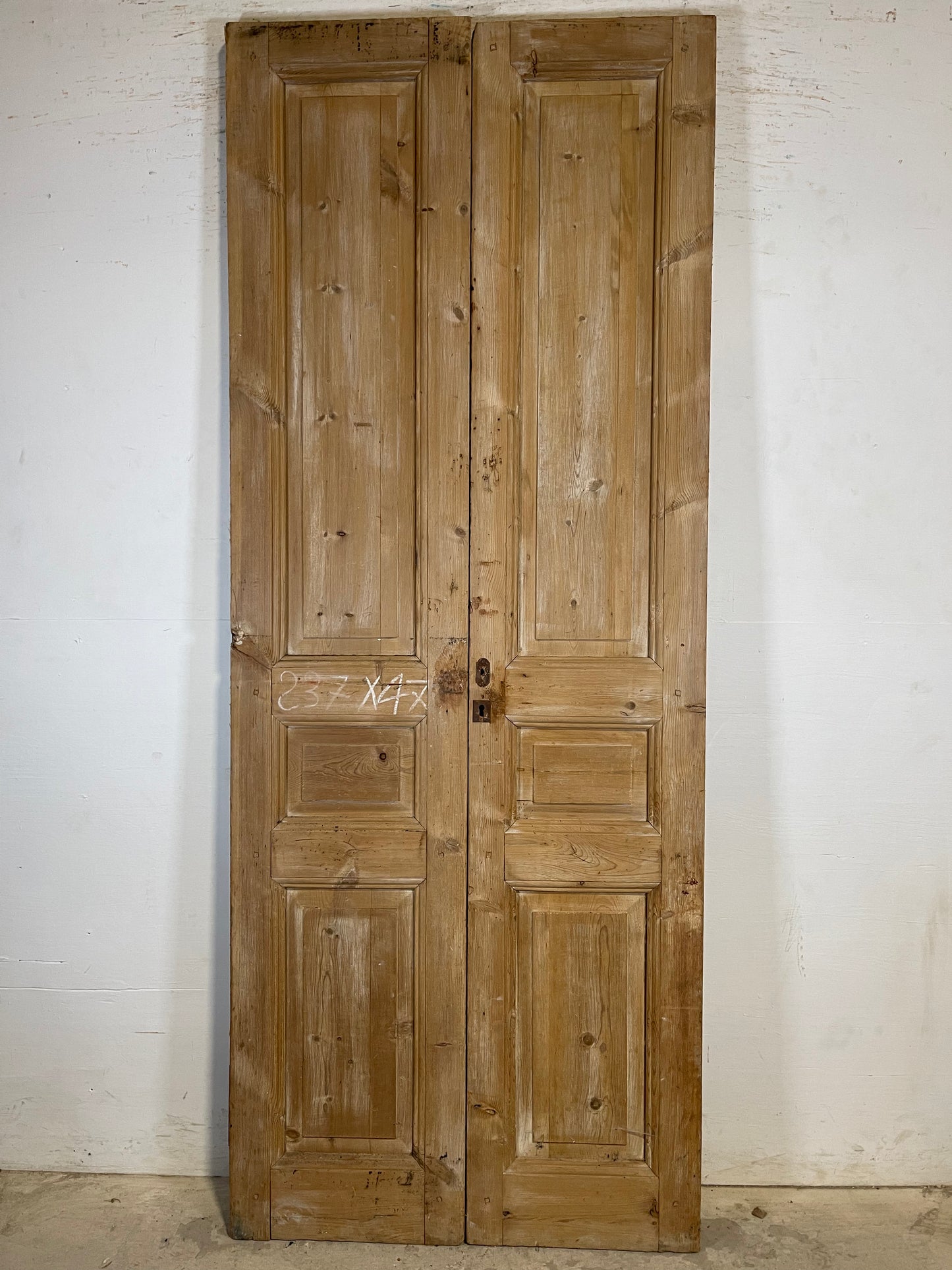 Antique French panel Doors (95.5x39.25) K708