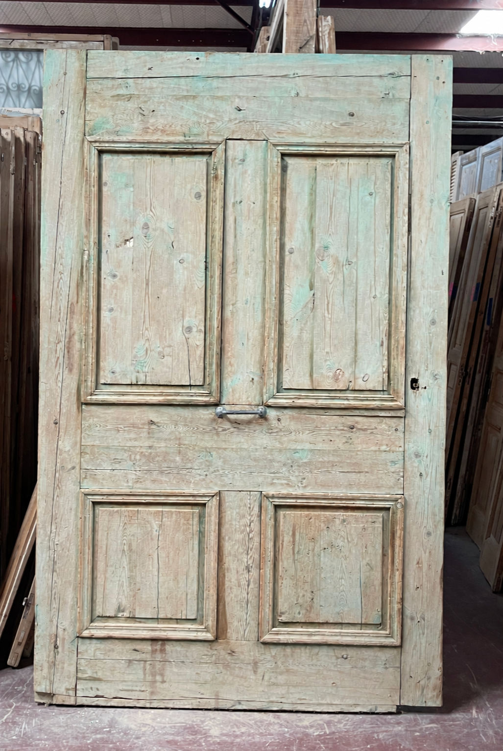Antique French panel door  (100x62.5) O500