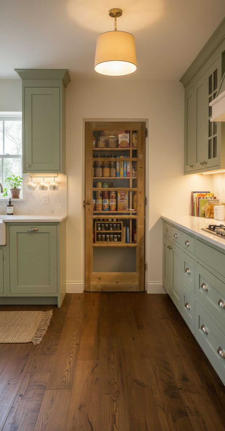 Antique French panel single door with glass (84x29) P194