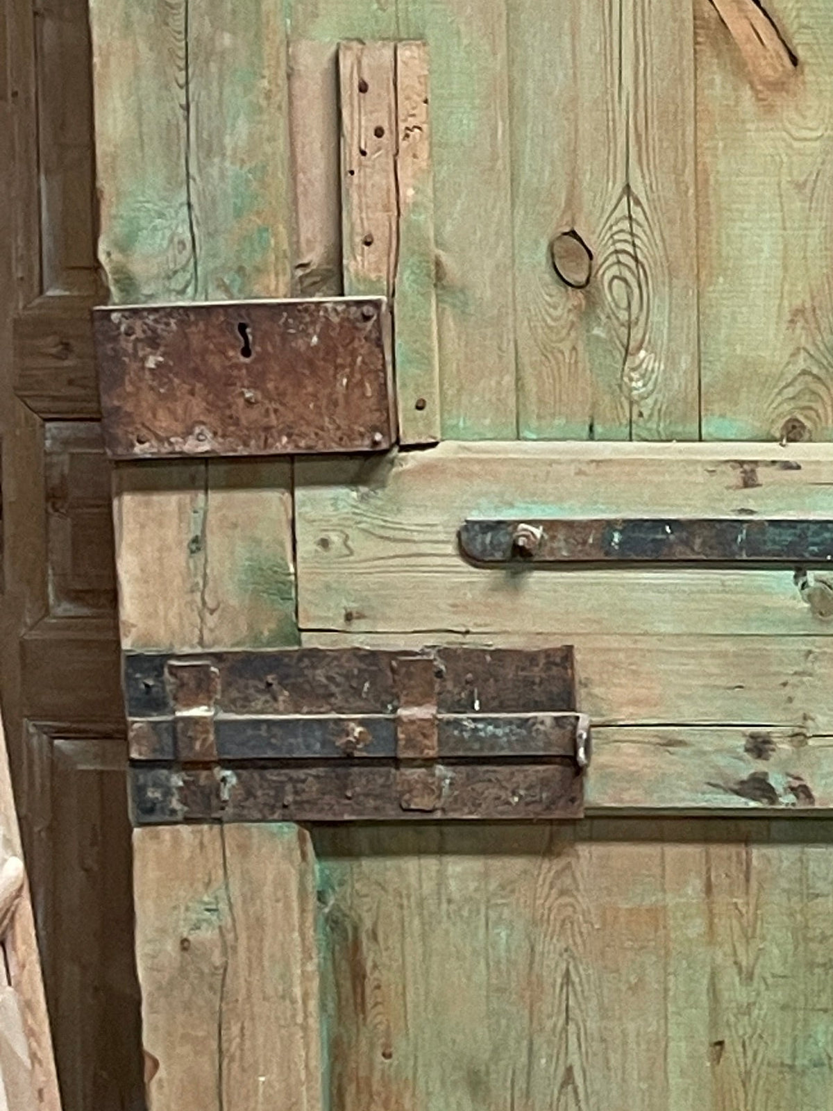 Antique French panel door  (100x62.5) O500