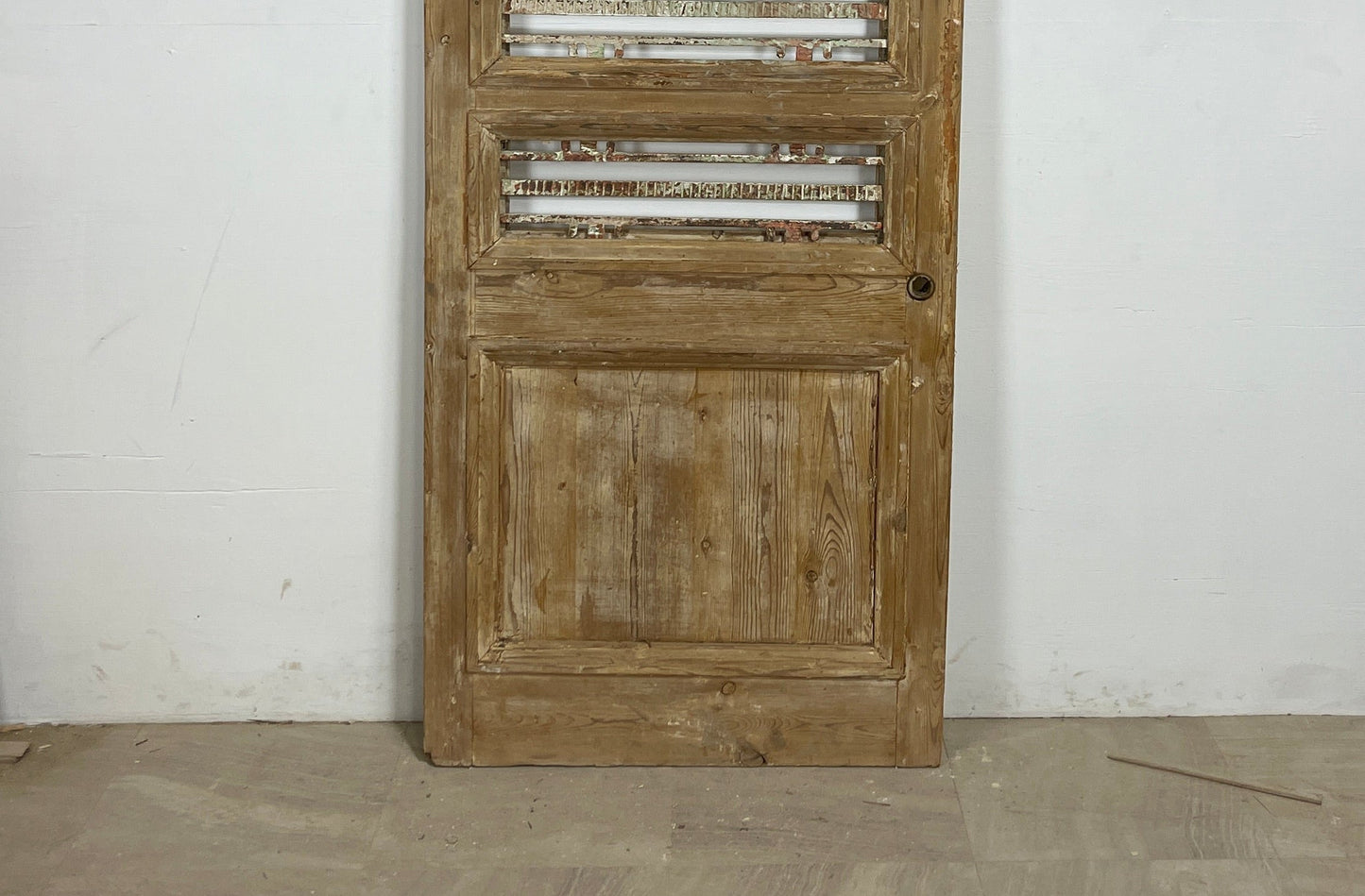 Antique French panel doors with Metal (80x33.5) P82