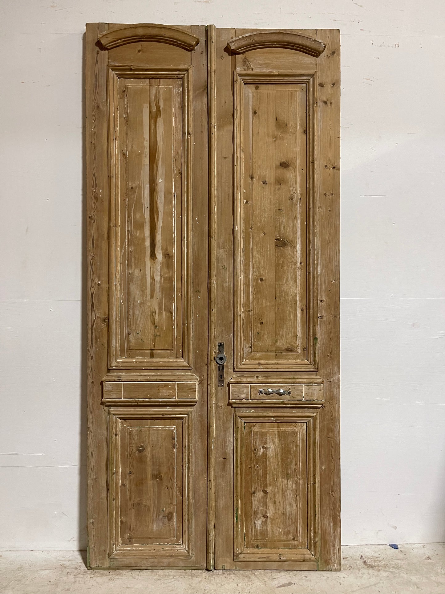 Antique French Panel Doors (93.75x45.25) J005