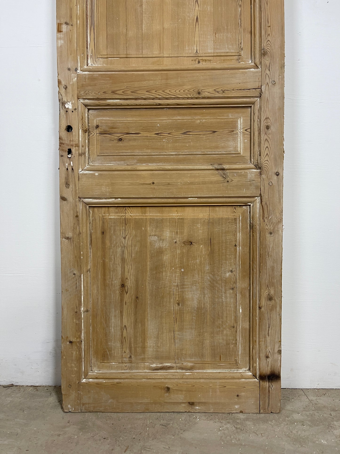Antique French Panel Door   (80.75x28.5)   O297
