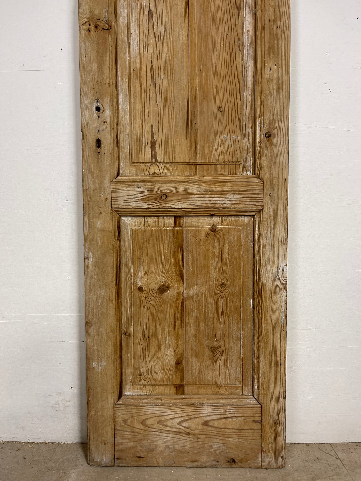 Antique French Panel Door   (84 x 23.75)   Single wood O235