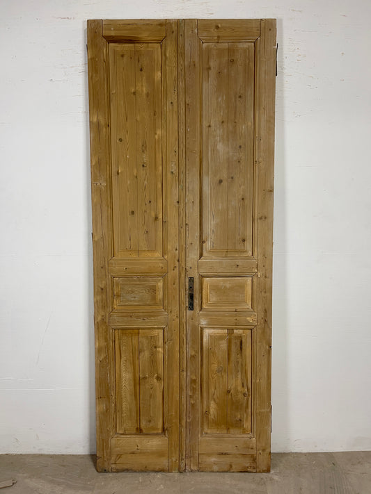 Antique French panel Doors ( 96x 36) O132