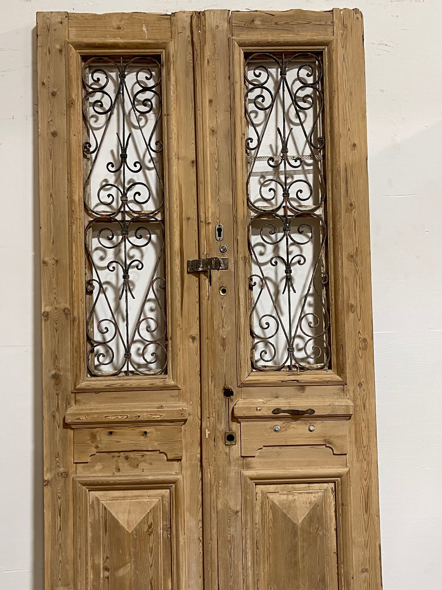 Antique French Panel Doors (92.25x44) J116