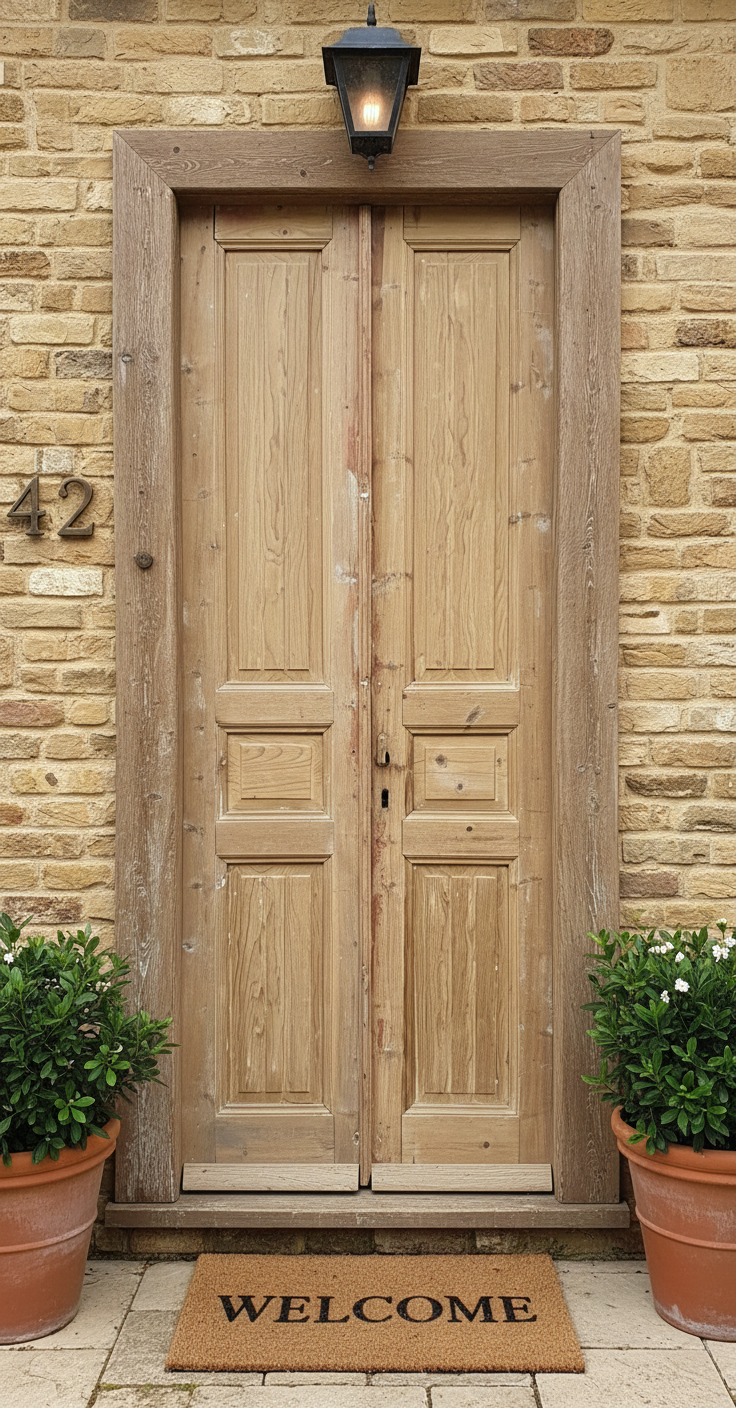 Antique French panel Doors (95.5x35.5) P185