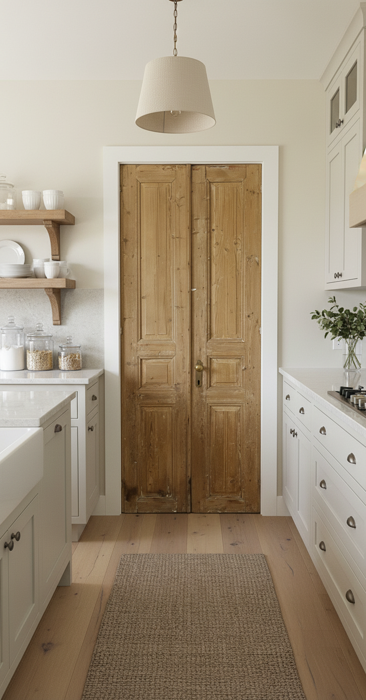 Antique French panel Doors (91x32.5) P186