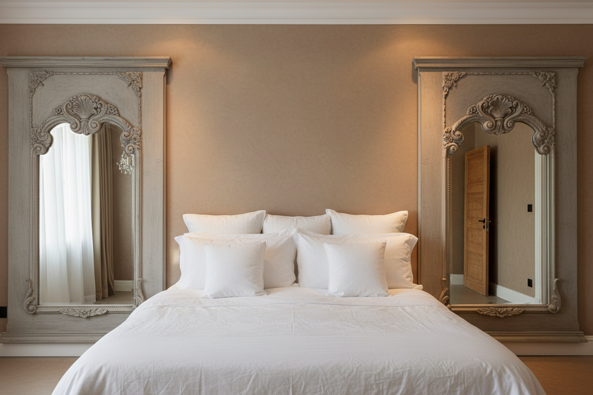 French Inspired mirror (67x40) K913