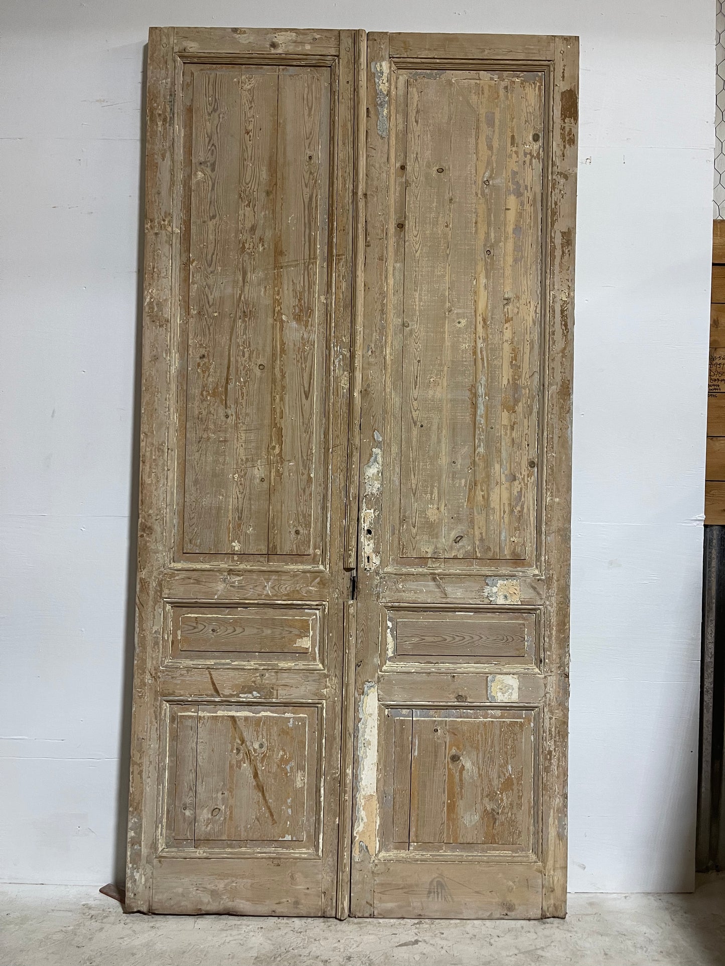 Antique French panel door (108.75x53.5) J004