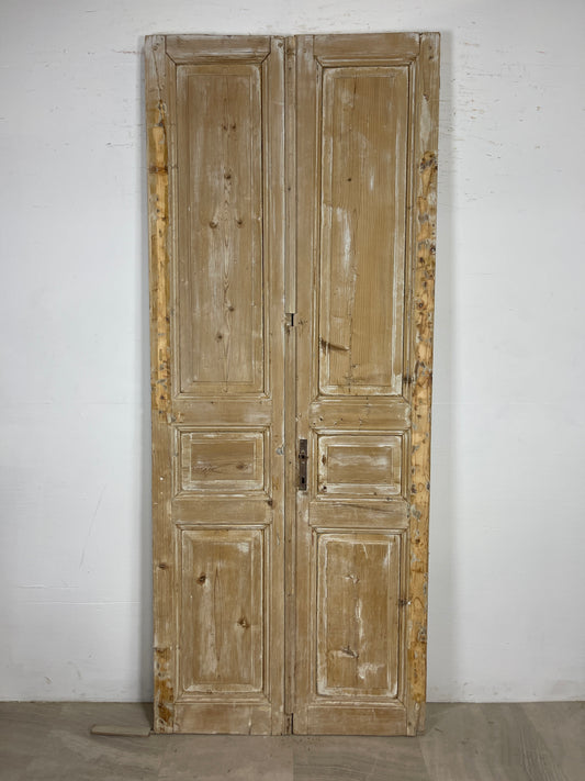 Antique French panel Doors (98.5x40) O158