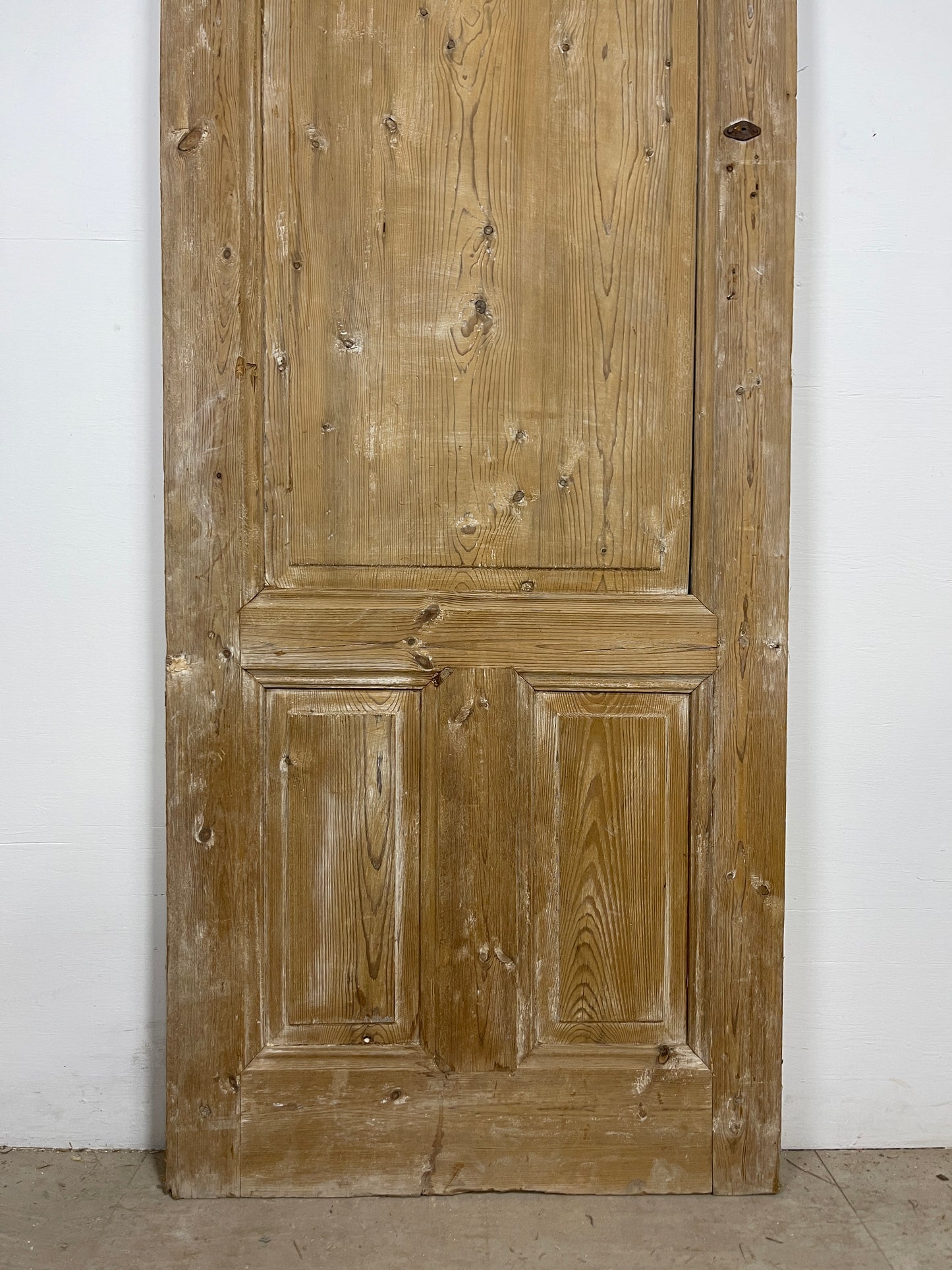 Antique French Panel Door - Single with glass (85.5x29.75) O256