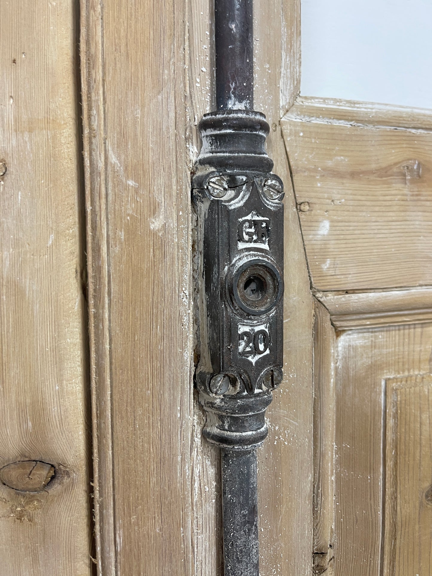 Antique French panel doors with Glass (112.25x47.5) O300