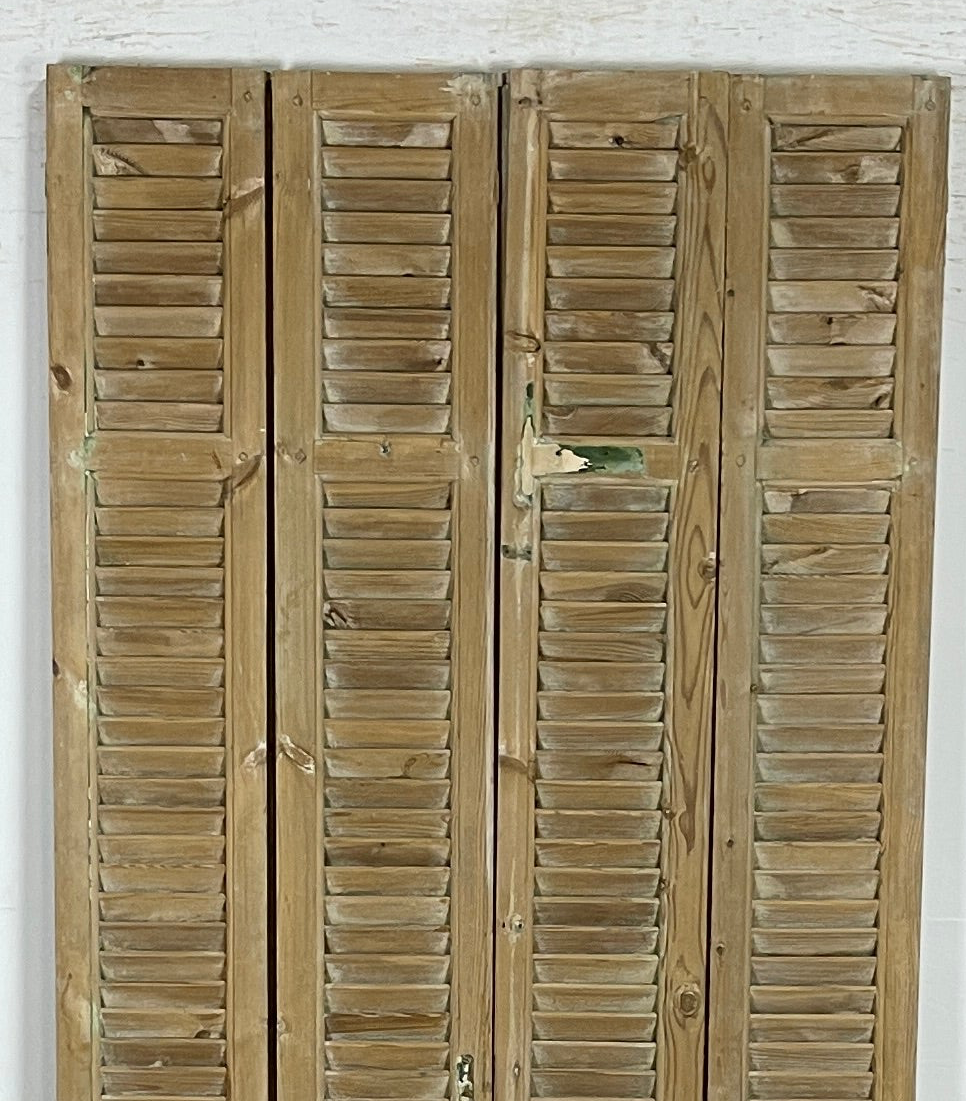 Antique French Shutters 4 piece (88x43) P999
