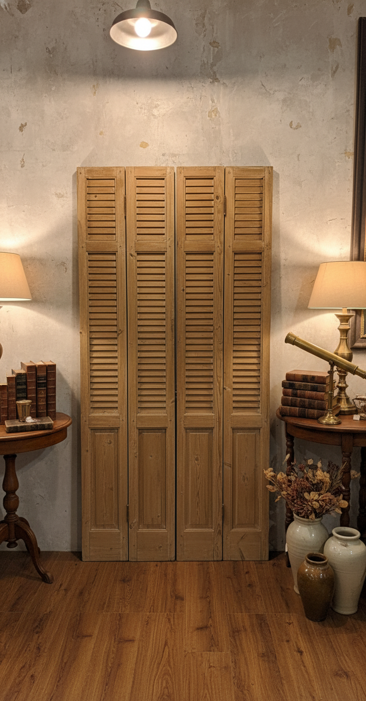 Antique French Shutters 4 piece (88x43) P999