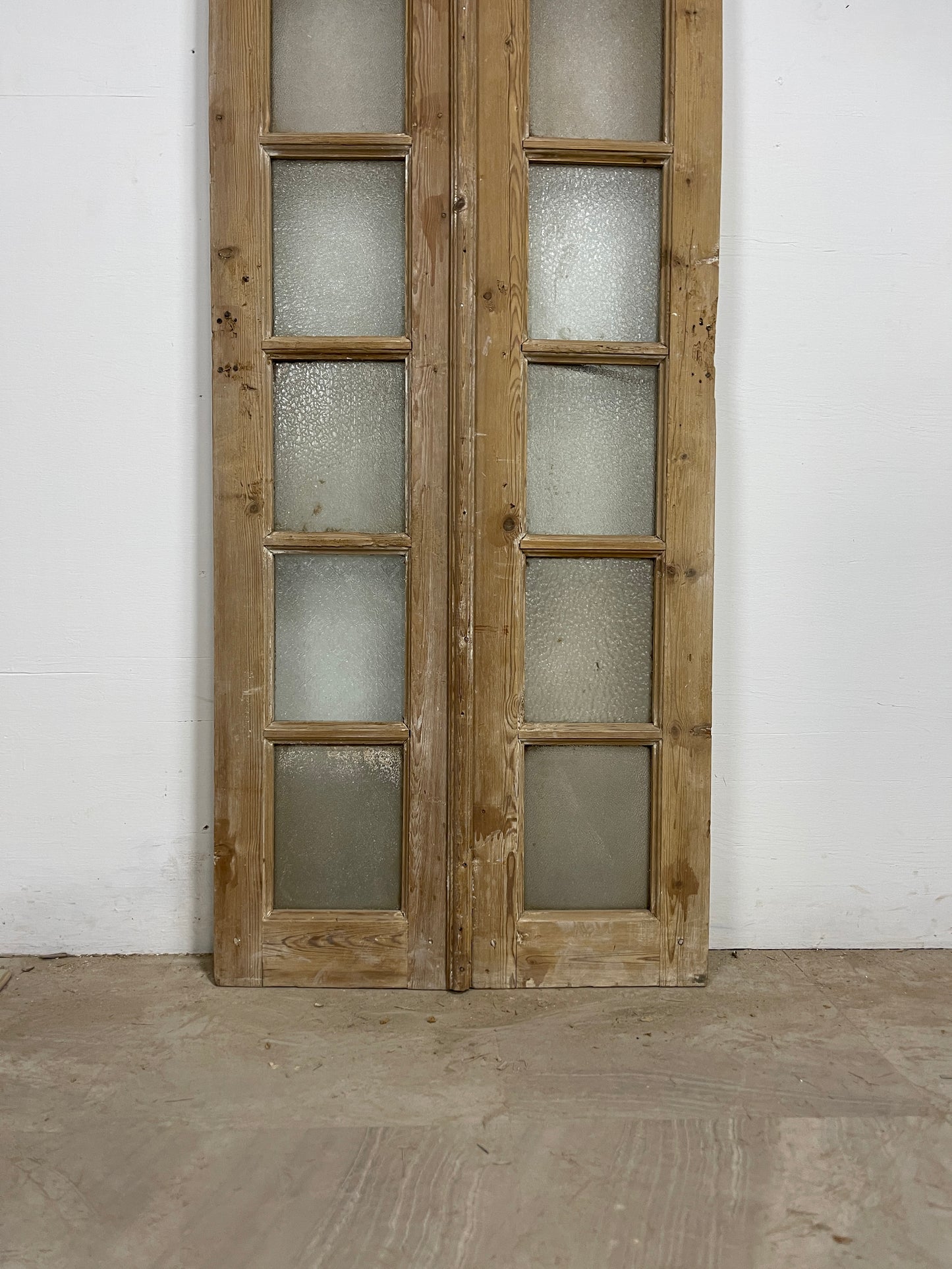 Antique French panel doors with Glass P10