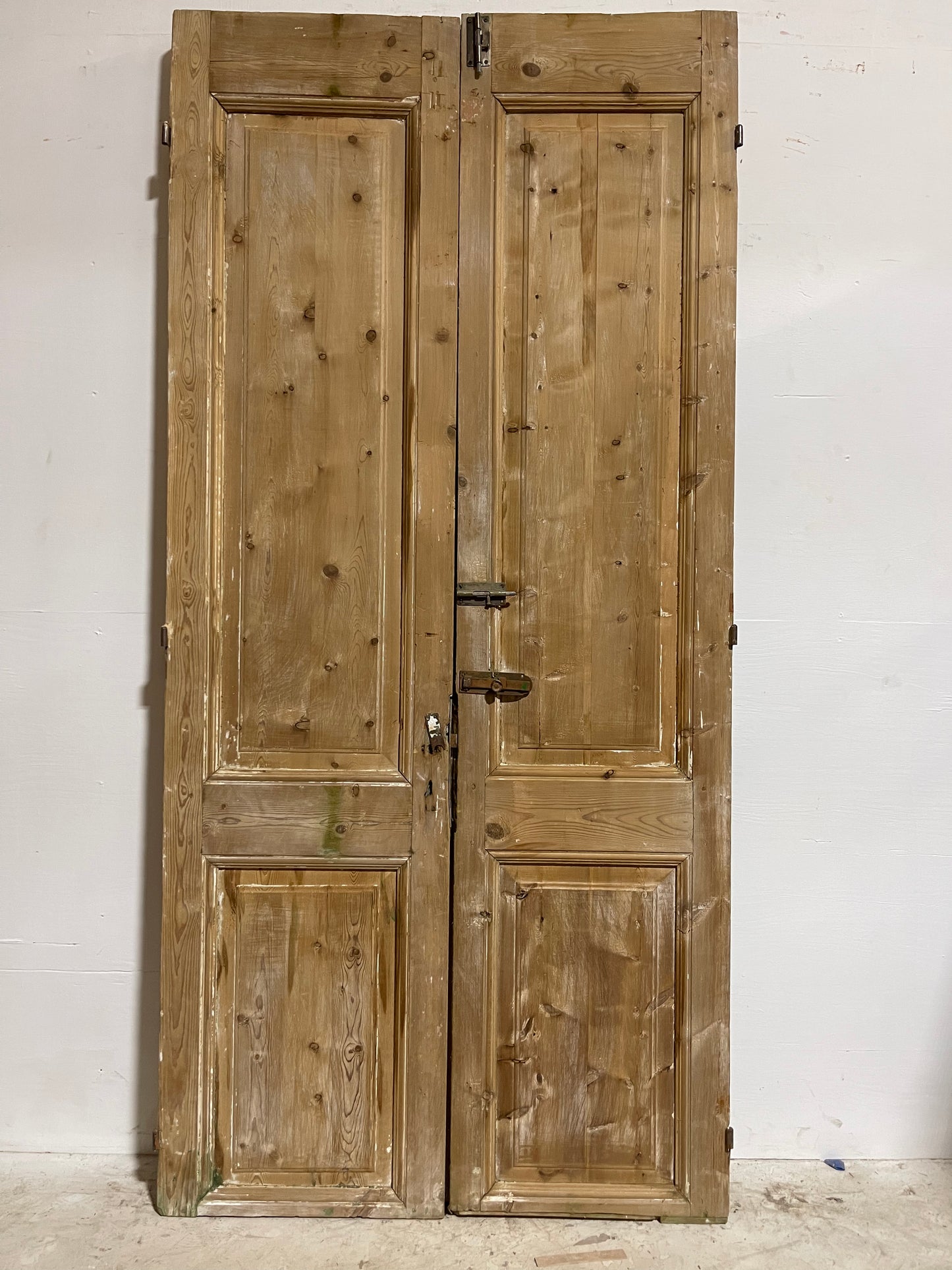 Antique French Panel Doors (93.75x45.25) J005