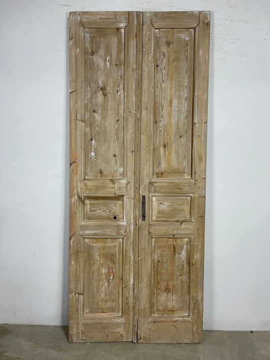 Antique French panel Doors (96x39.5) O212