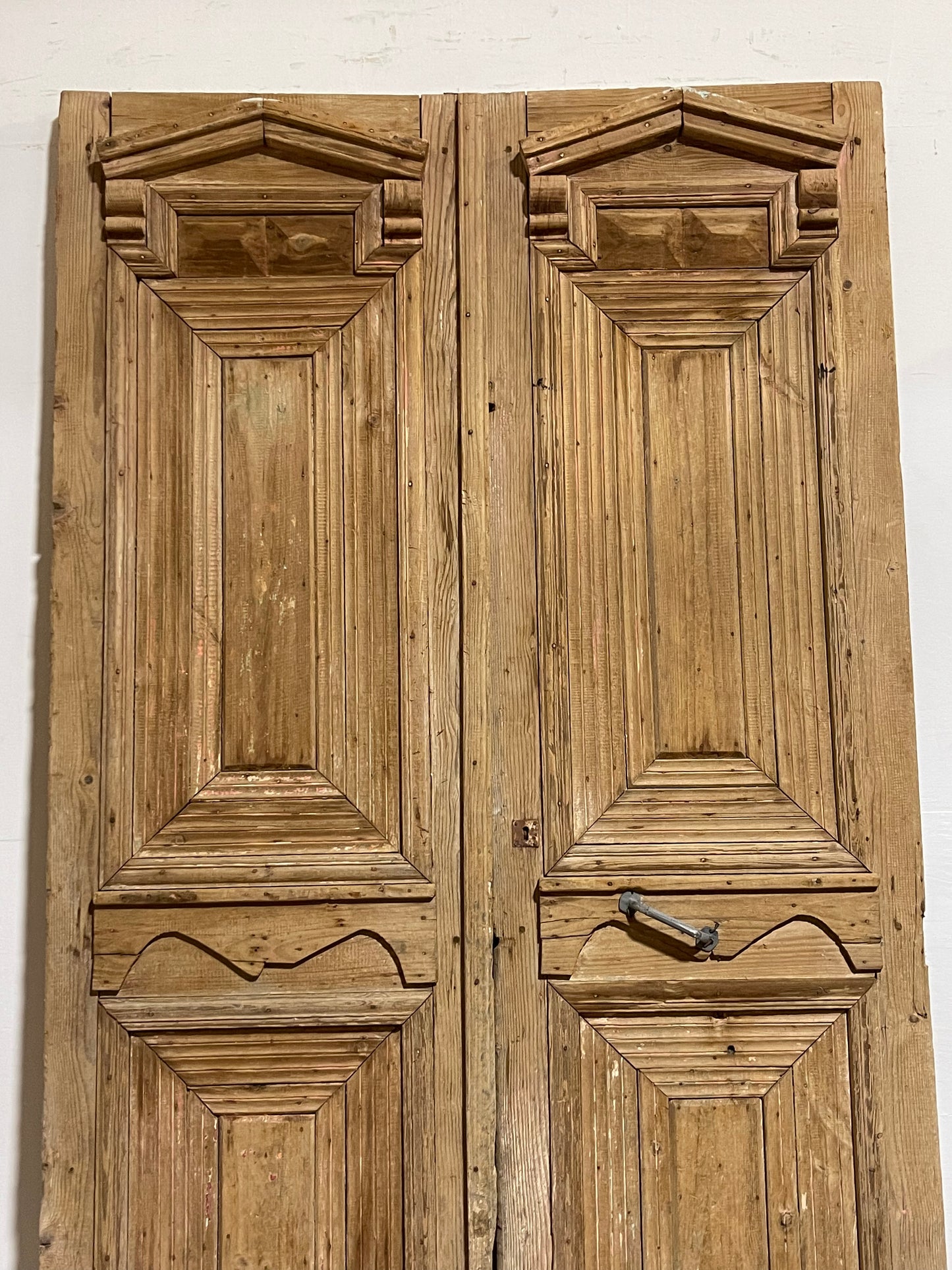 Antique French Panel Doors Carved (98x56.25)  J008