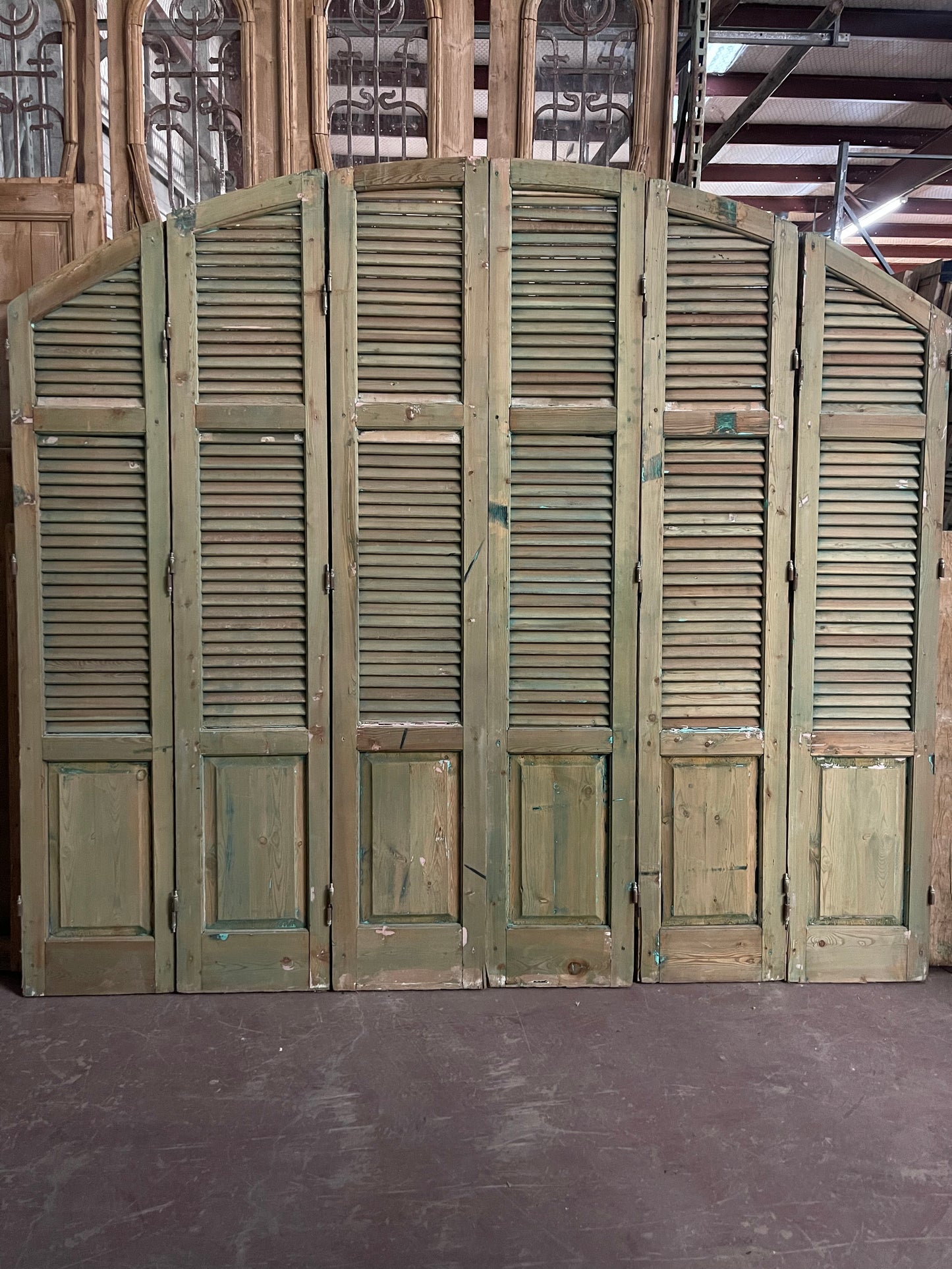 Antique French Shutters (92.25x103) J050