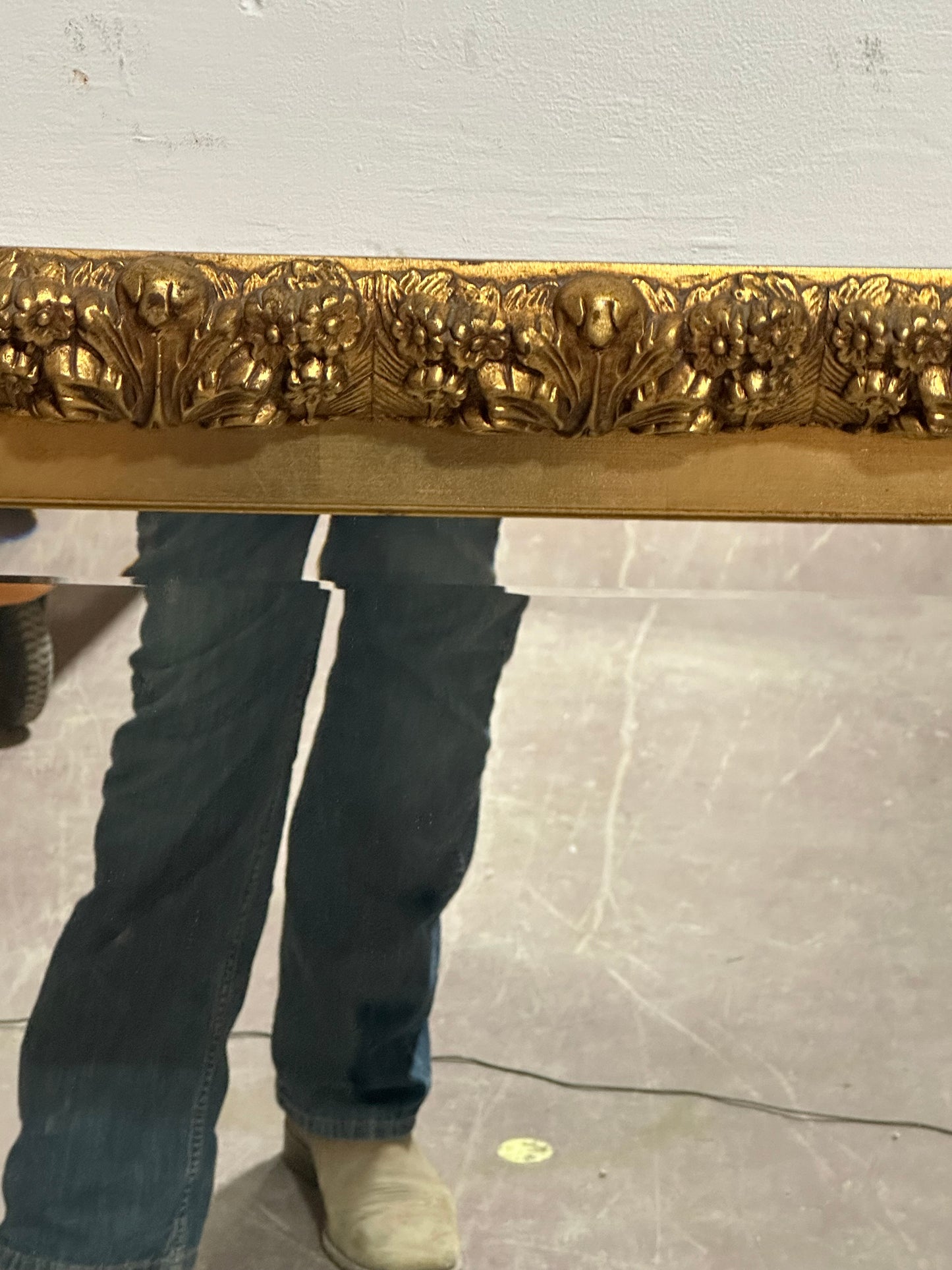 Gold Leaf Mirror  (44x58) A132