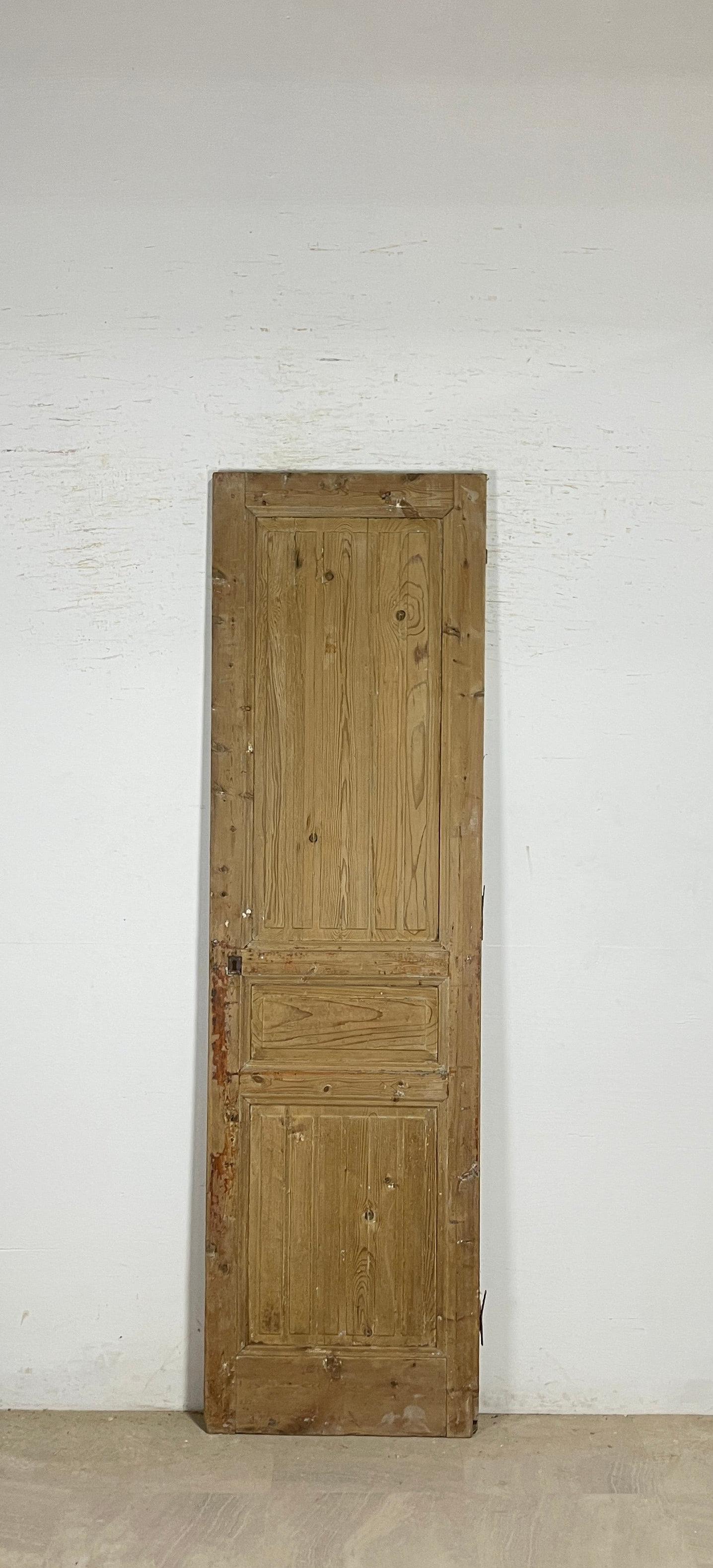 Antique French panel single door wood (95x27.5) P211