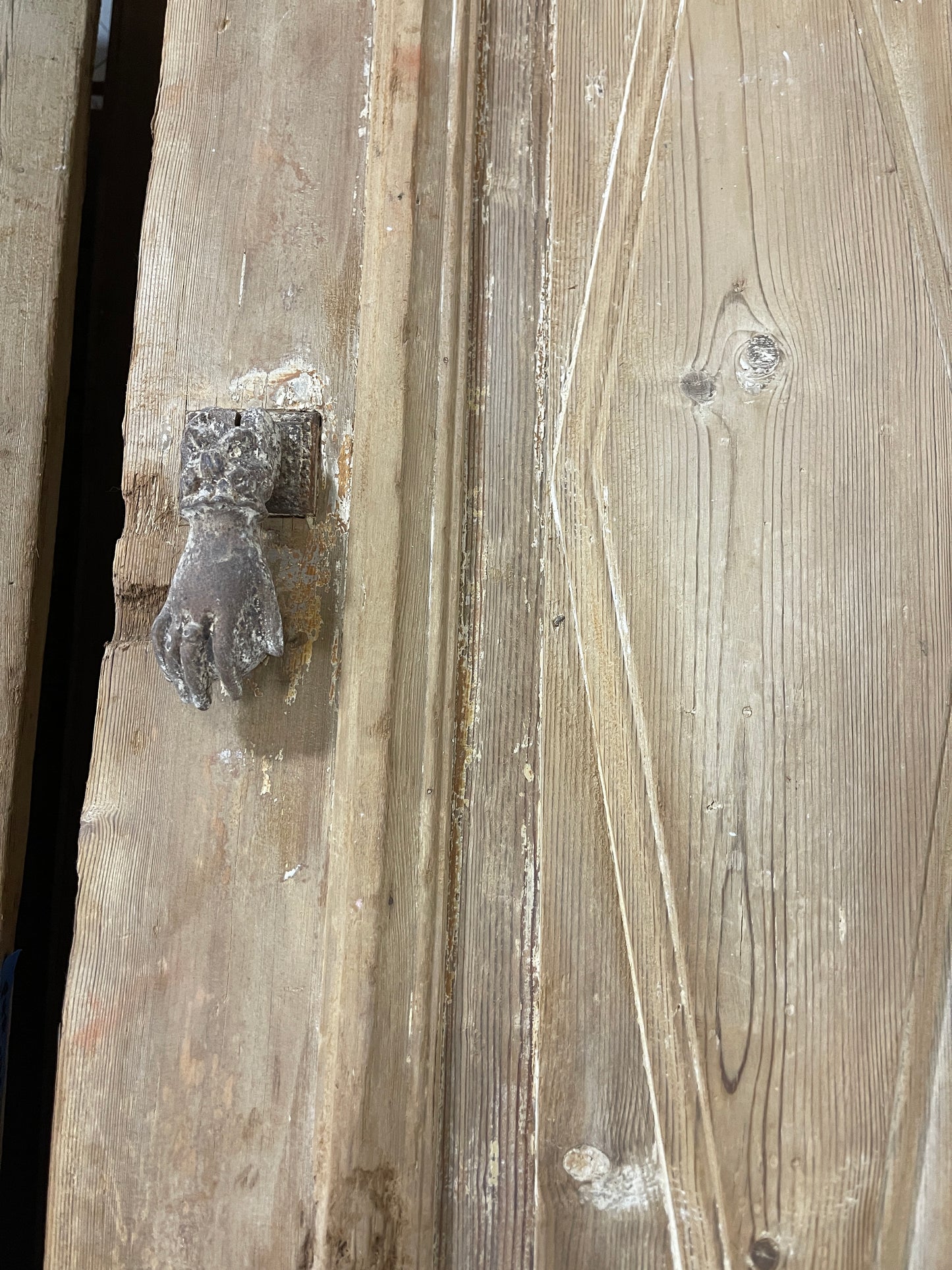 Antique French panel doors with Carvings (113 x 48) P53