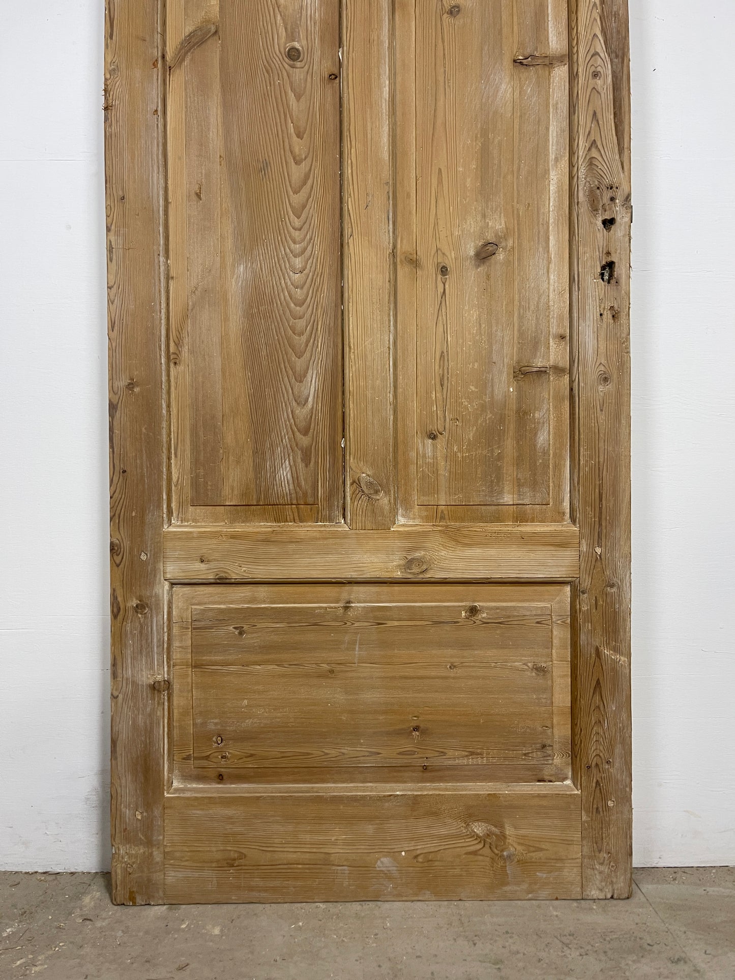 Antique French Panel Door - Single with glass (92.5x33) O282