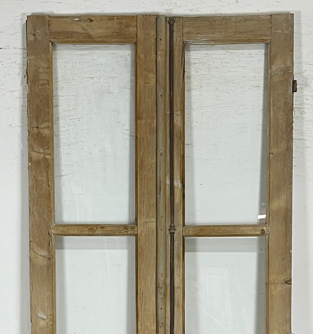 Antique French panel doors with Glass (102x43.5) P156