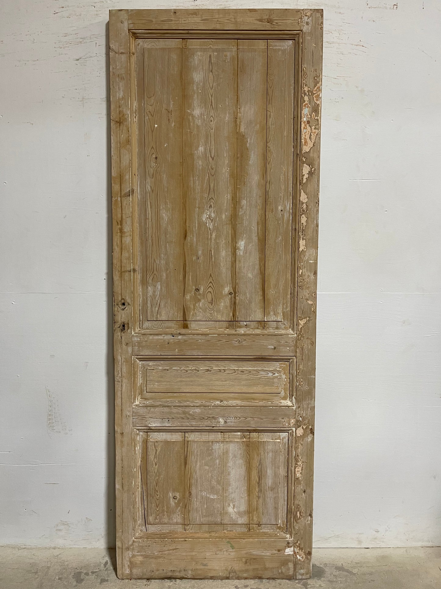 Antique French panel door (96.75x33.25) K805