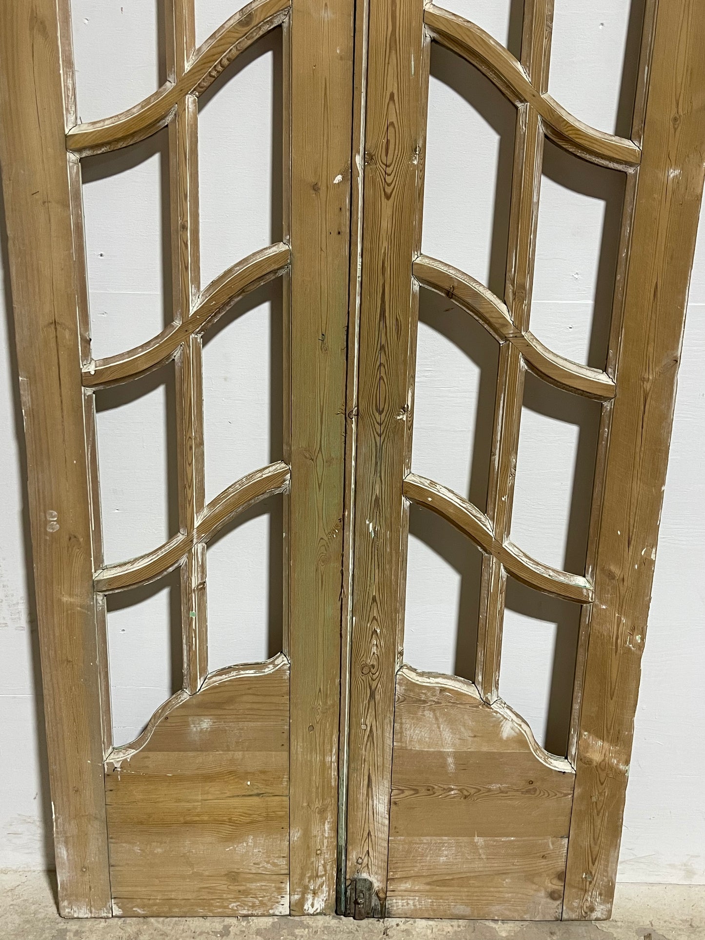 Antique French Panel Doors with glass (84.25x44) J921