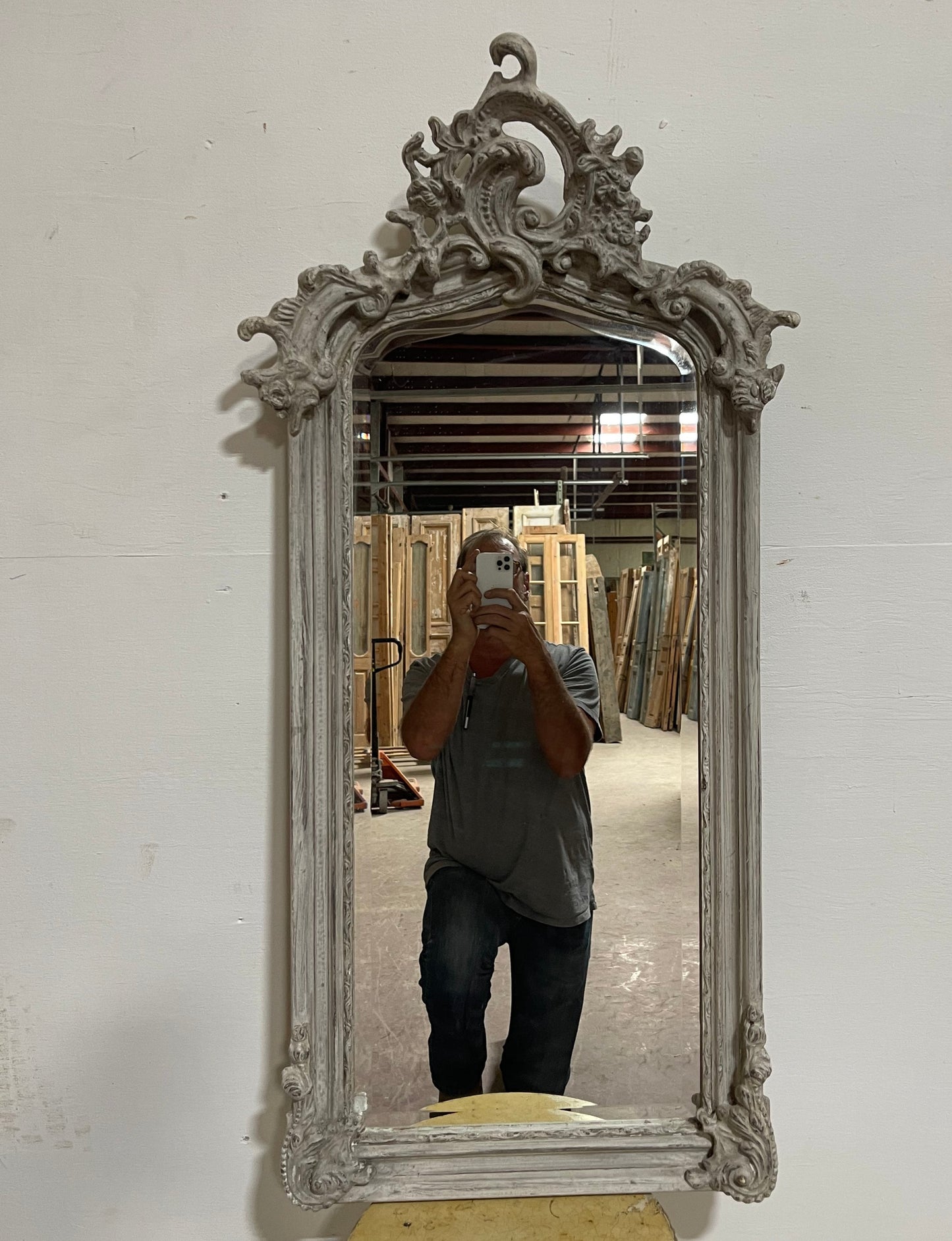 French Inspired mirror (44x19.5) K906