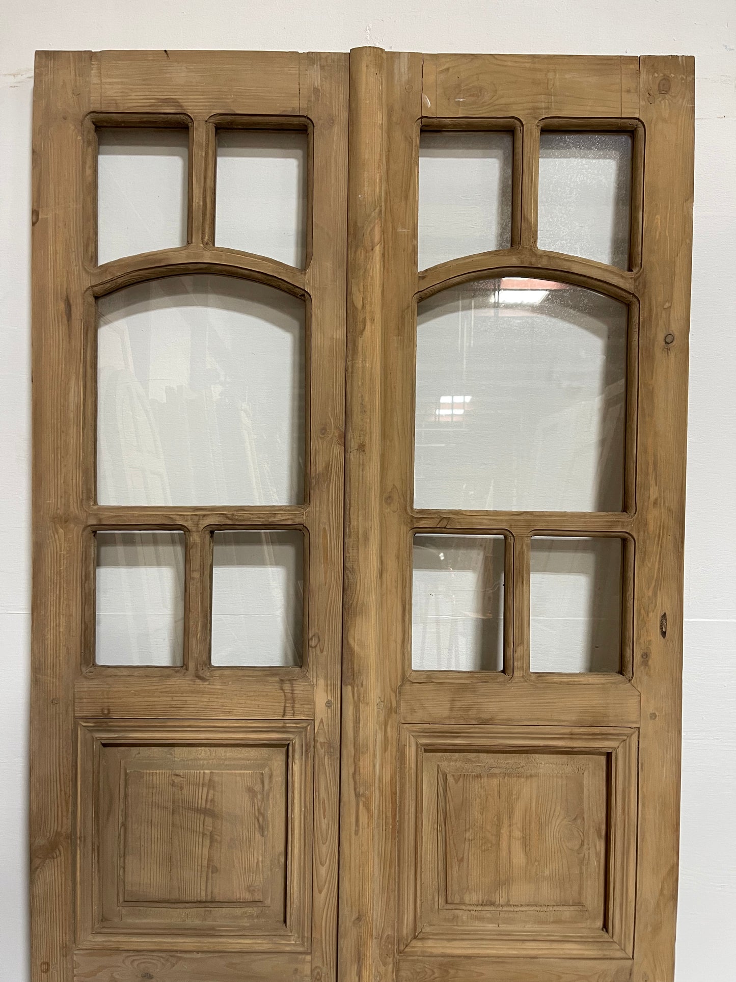 French Panel door with Glass (80x36) J303