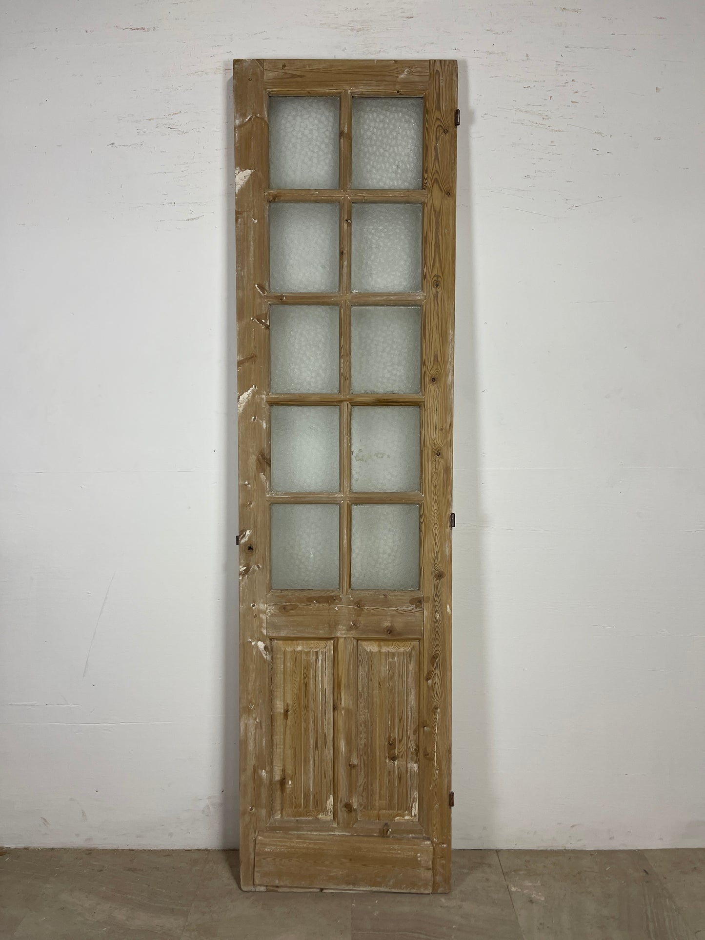 Antique French Panel Door with Glass(92x24) O122
