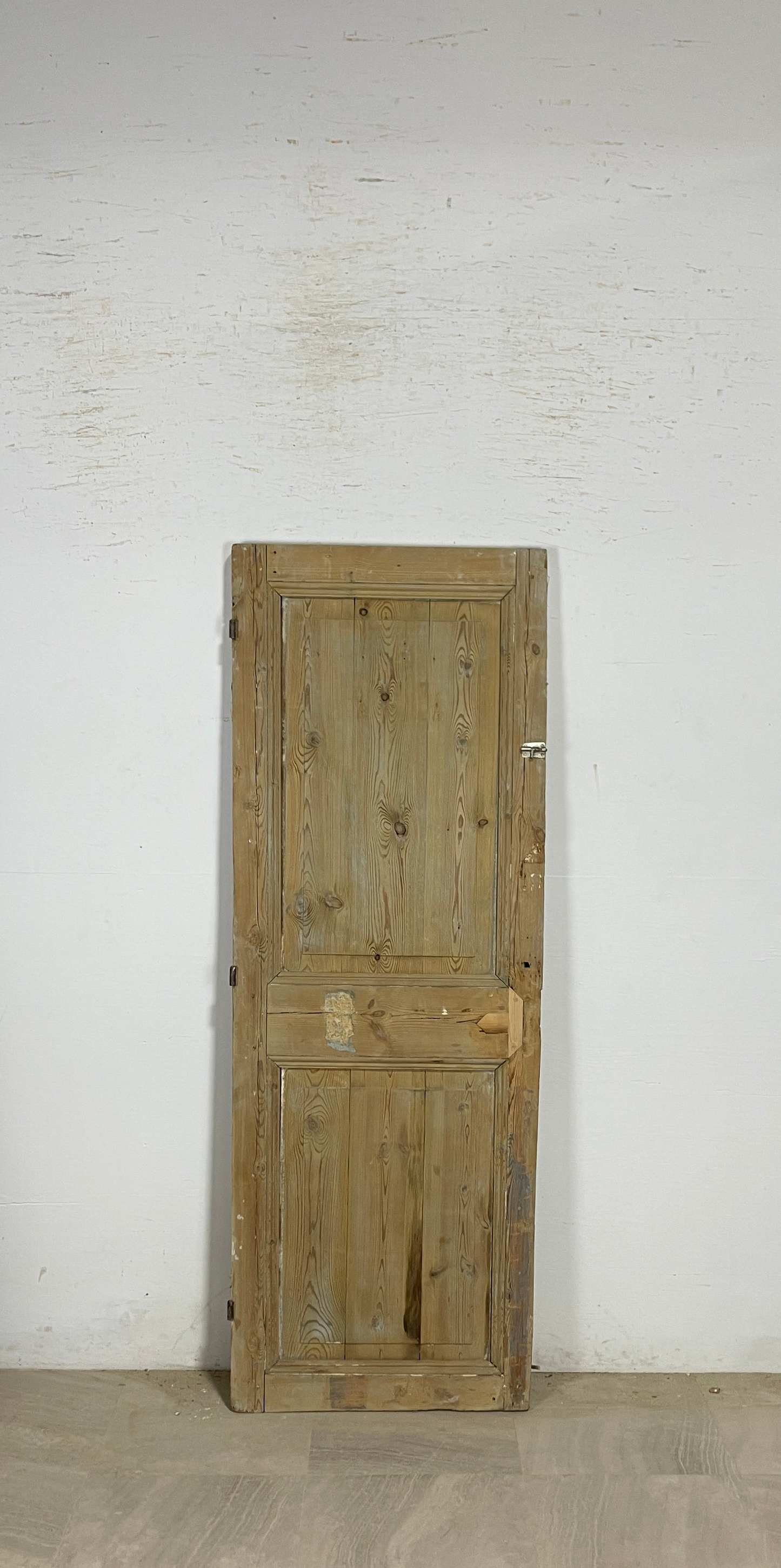 Antique French panel single door wood (77.5x27.5) P214