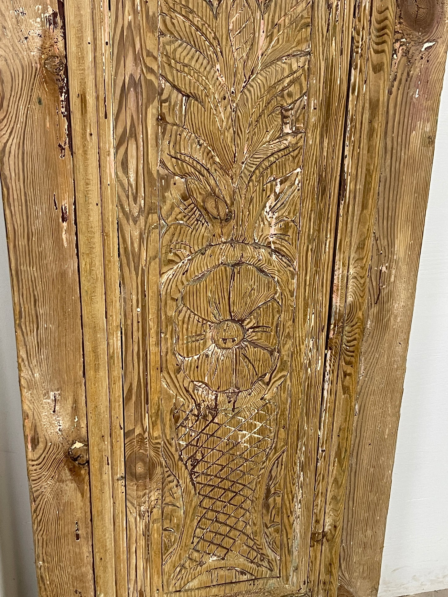 Antique French panel doors with Metal (100x47) P119