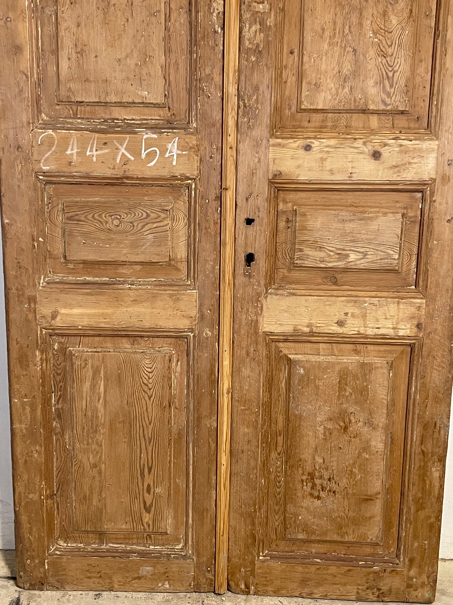 Antique French panel Doors (95.75x44.75) K705
