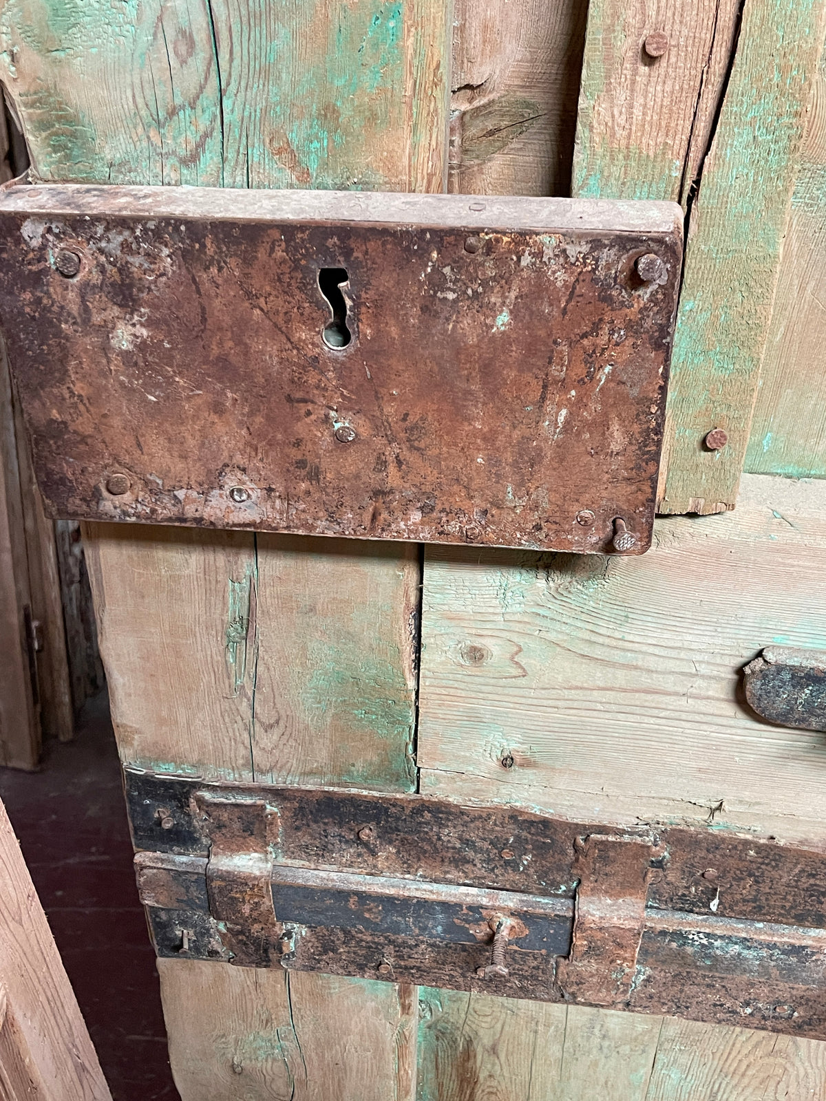 Antique French panel door  (100x62.5) O500