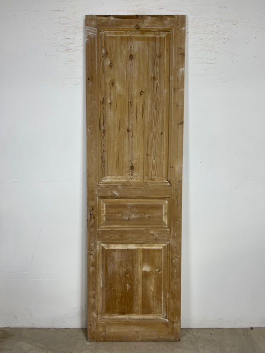 Antique French Panel Door   (95.5 x 28)  Single wood O226