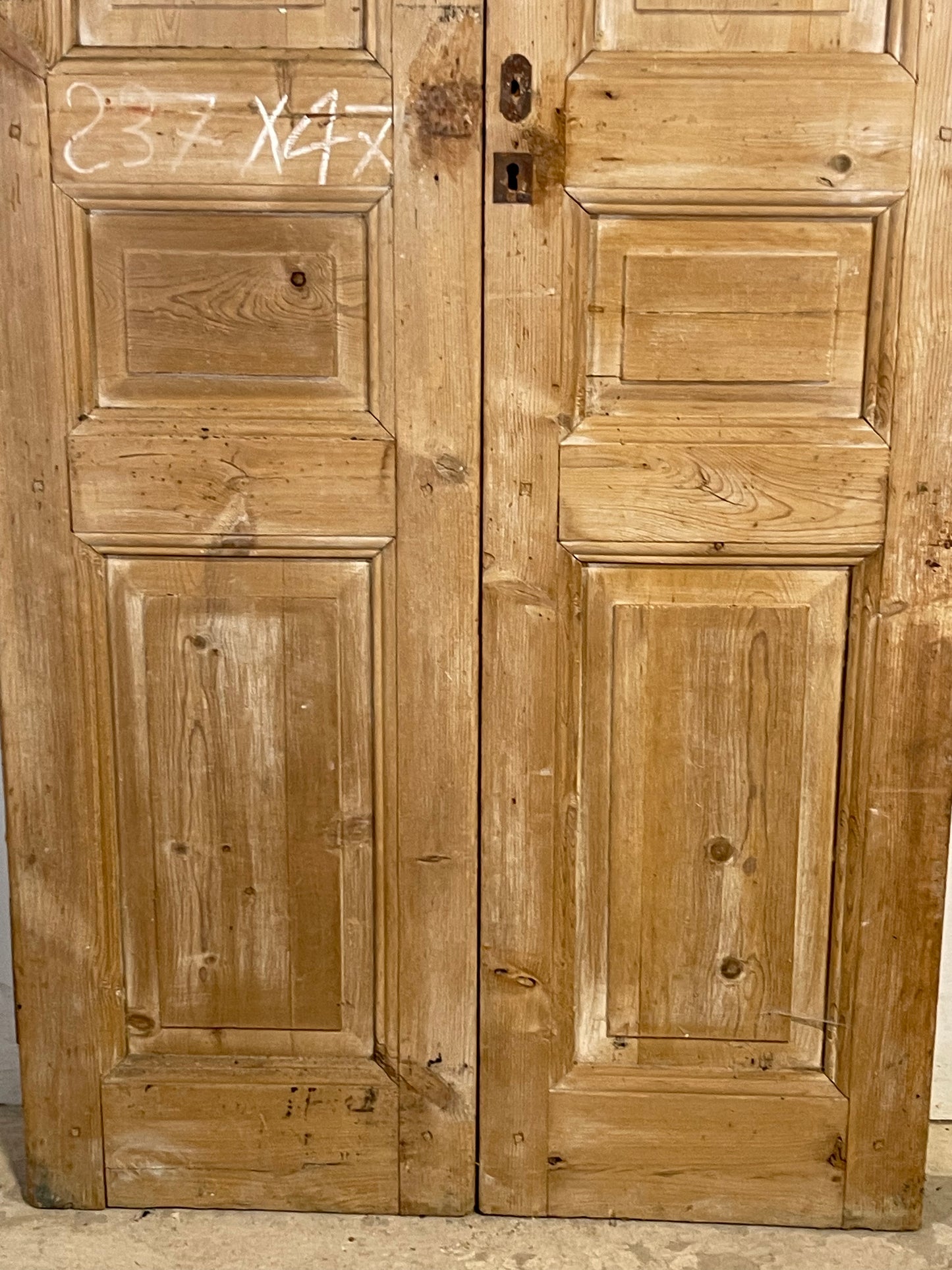 Antique French panel Doors (95.5x39.25) K708