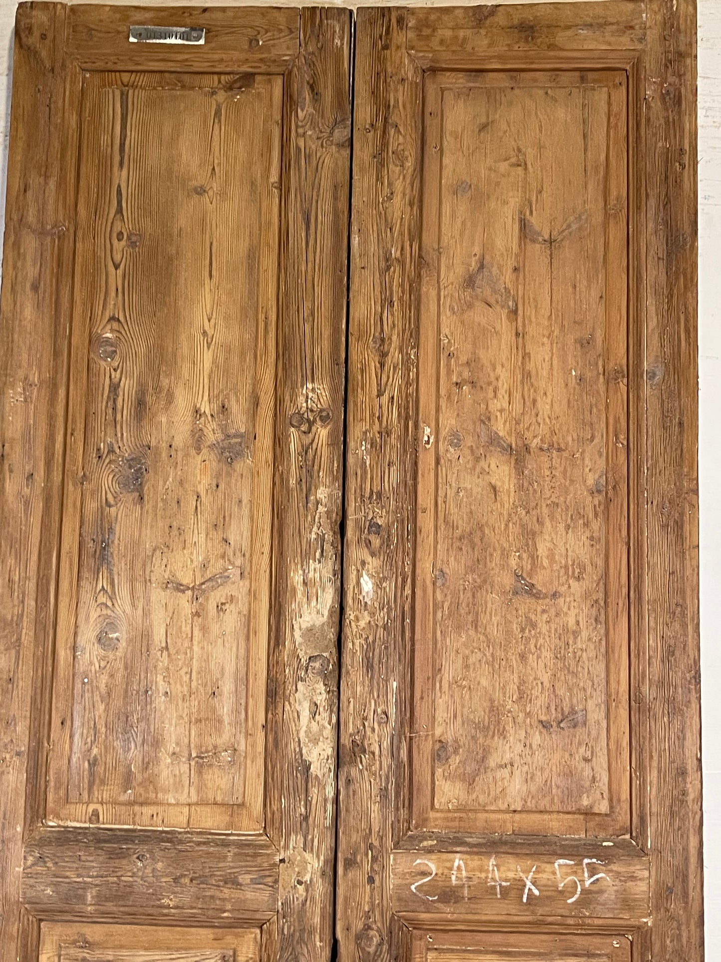 Antique French panel Doors (96x42.5) K716