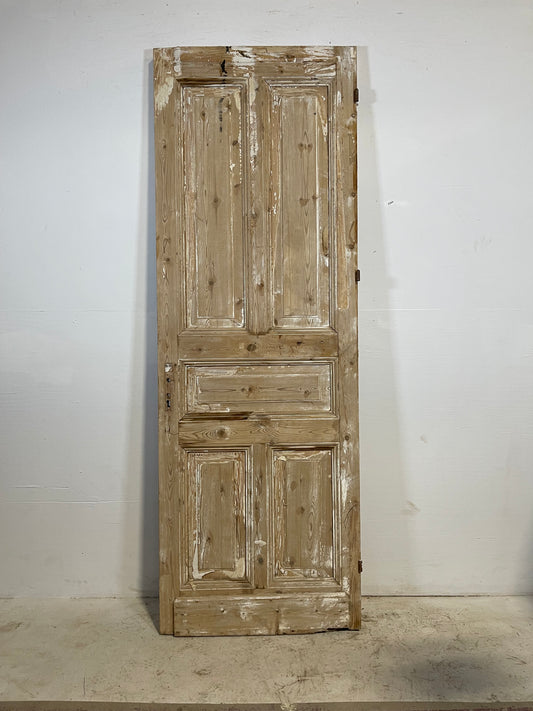 Antique French panel door (87x30.25) L242