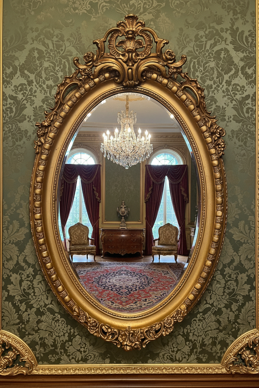 French Inspired mirror (72x39) K908