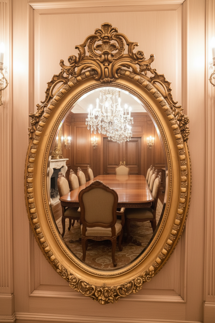 French Inspired mirror (72x39) K908