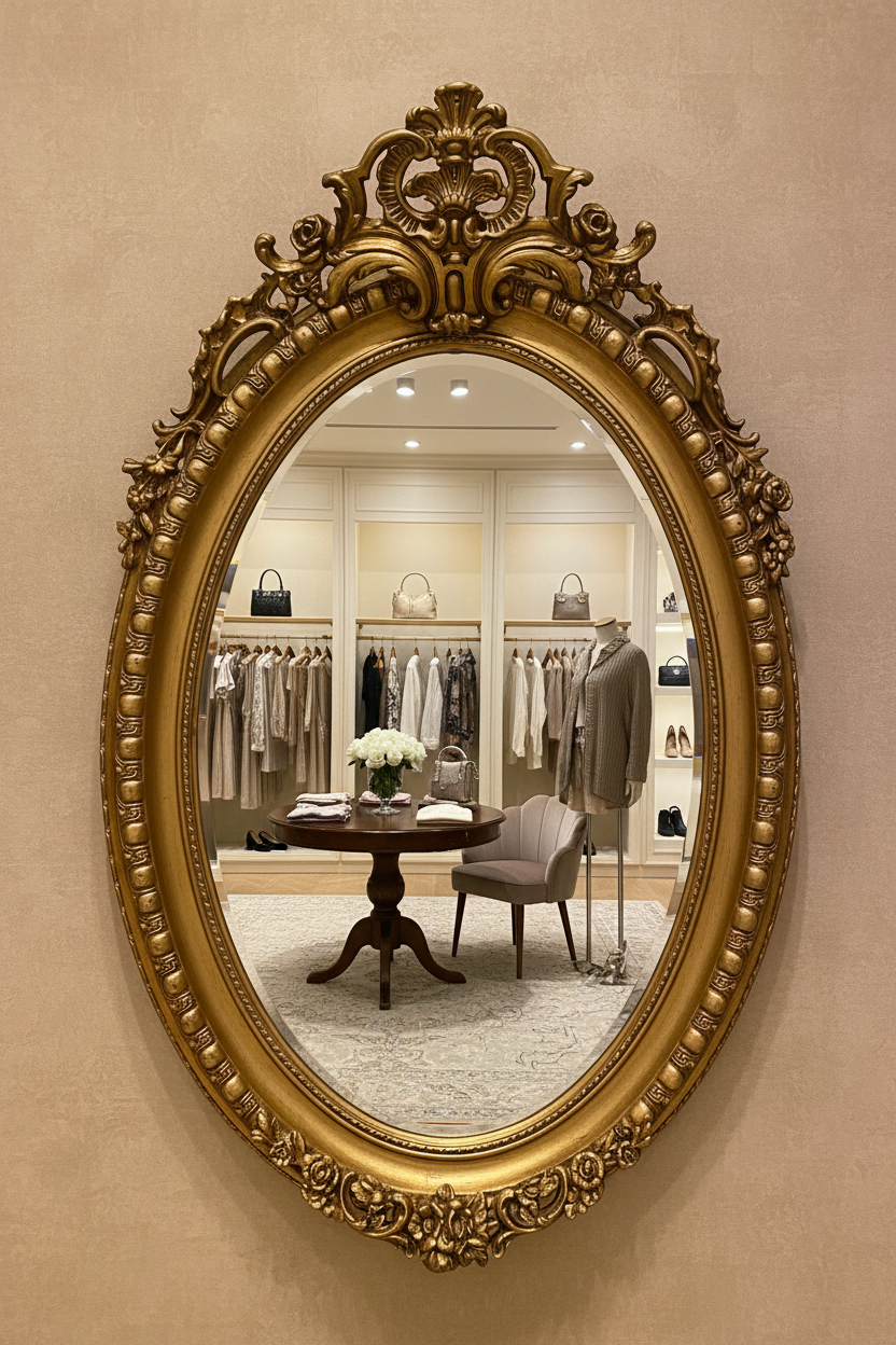 French Inspired mirror (72x39) K908