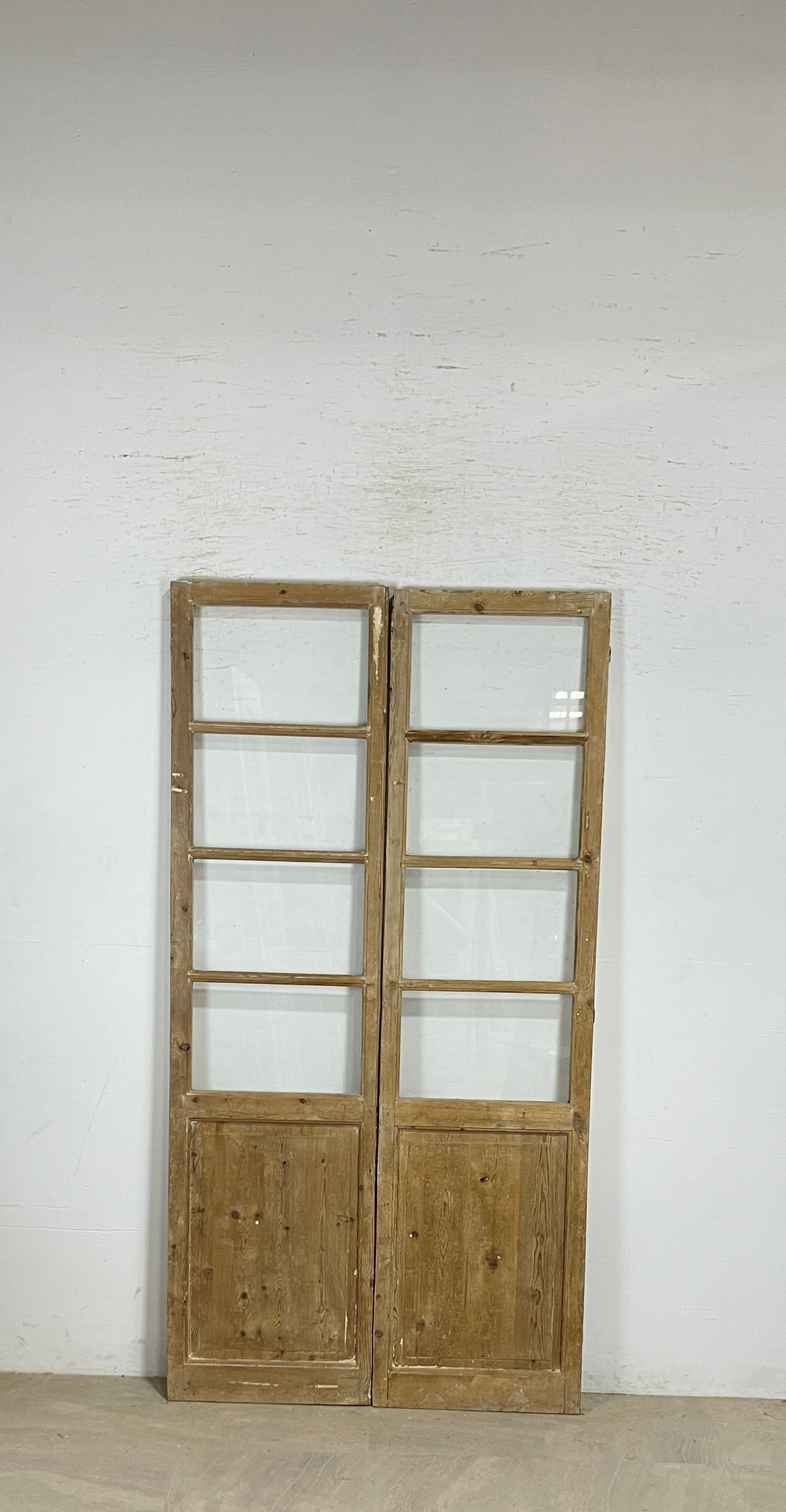 Antique French panel doors with Glass (85x44) P170