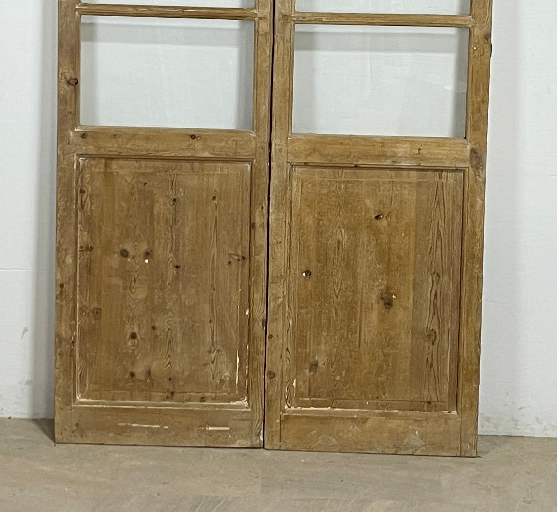 Antique French panel doors with Glass (85x44) P170
